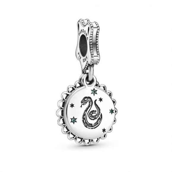 Pandora Harry Potter, Slytherin Dangle Charm - Picture 1 of 7